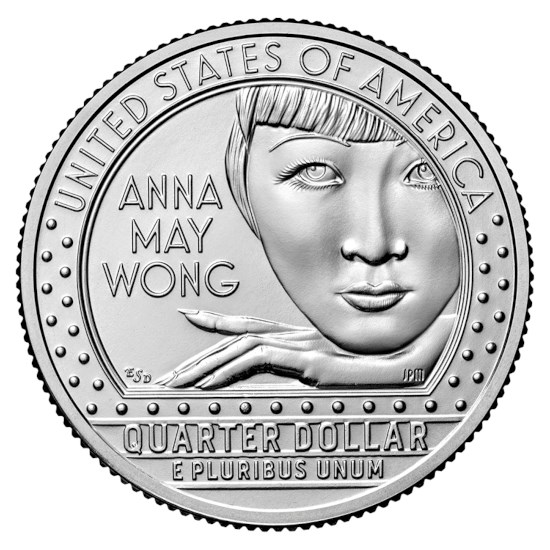 US Quarter "Anna May Wong" 2022 D