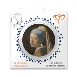 Munthouder het jaar van Johannes Vermeer