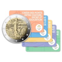 Frankrijk 2 Euro "Olympics" 2023 Coincard