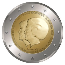 Pays-Bas 2 euros « Double portrait » 2013