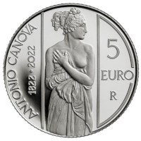 Italie 5 euros « Canova » 2022