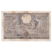 100 Francs - 20 Belgas 1933-1943 TTB