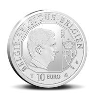 Pièce de 10 euros Belgique 2023 « Villes hanséatiques en Belgique » Belle-épreuve en argent dans un étui