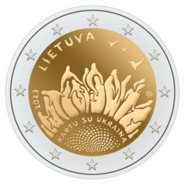 Lituanie 2 euros « Ukraine » 2023 UNC