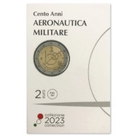 Italy 2 Euro "Air Force" 2023 BU Coincard