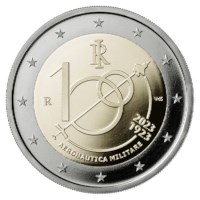 Italië 2 Euro "Luchtmacht" Proof