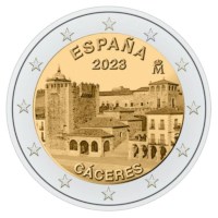 Spanje 2 Euro "Cáceres" 2023