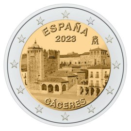Espagne 2 euros « Cáceres » 2023