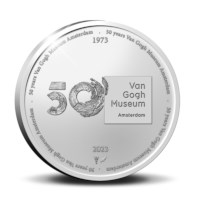 50 jaar Van Gogh Museum 5 ounce Zilver