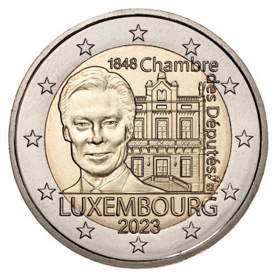 Luxembourg 2 Euro "Parliament" 2023 UNC