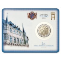 Luxemburg 2 Euro "Parlement" 2023 BU Coincard
