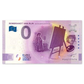0 Euro Biljet "Rembrandt - Atelier"