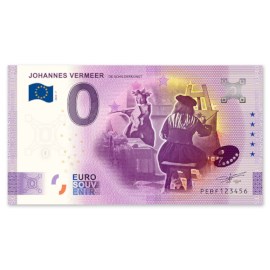 0 Euro Biljet "Vermeer - Schilderkunst"