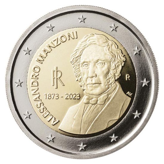 Italy 2 Euro "Manzoni" 2023