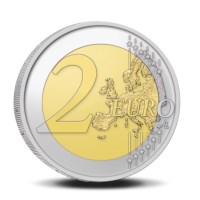 2 euromunt België 2023 ‘75 jaar Vrouwenkiesrecht’ BU in coincard FR