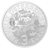 Autriche 3 euros « Crevette lumineuse » 2023