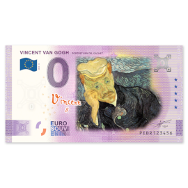 0 Euro Biljet "Van Gogh - Gachet" - kleur