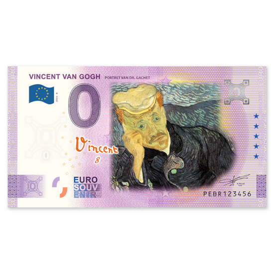 0 Euro Biljet "Van Gogh - Gachet" - kleur