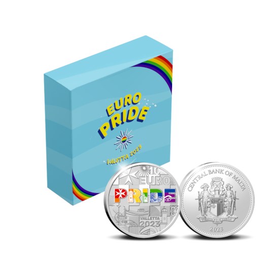 Malta 10 euro 2023 ‘EuroPride Malta’ Zilver Prooflike