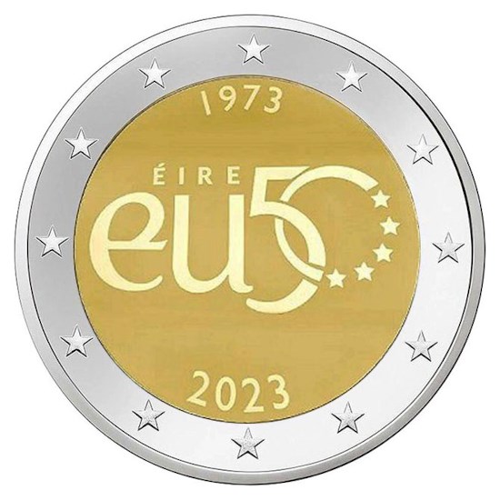 Irlande 2 euros « 50 ans d'adhésion à l'UE » 2023