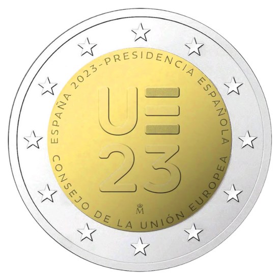 Spain 2 Euro "EU President" 2023