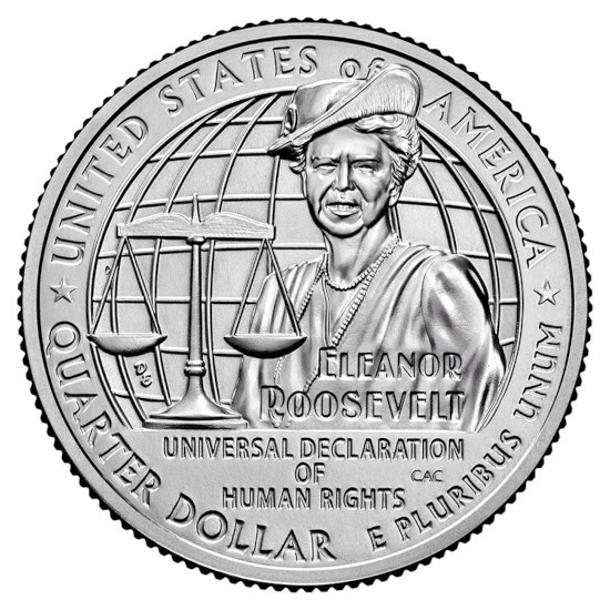 US Quarter "Eleanor Roosevelt" 2023 P