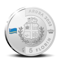 Aruba 5 Florin ‘100 jaar Luchtvaart Aruba’