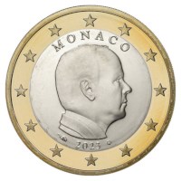Monaco 1 Euro 2023 UNC