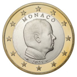 Monaco 1 Euro 2023 UNC