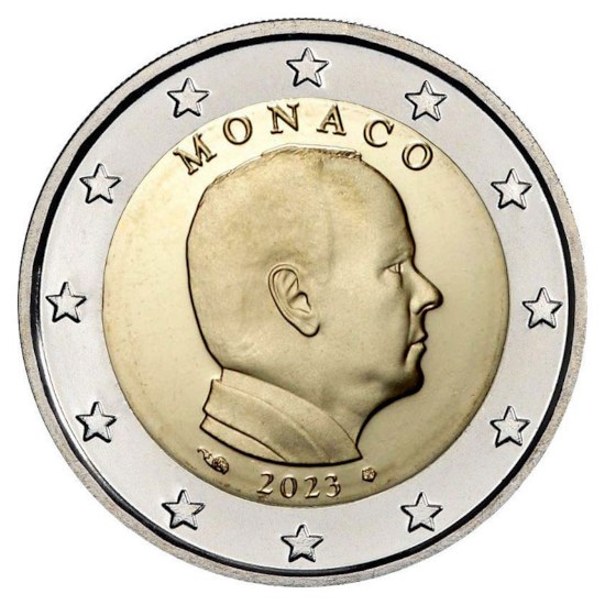 Monaco 2 euros 2023 UNC