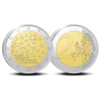 België 2 euromunt 2024 ‘EU Voorzitterschap’ Proof in etui
