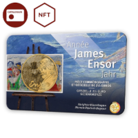 Belgium 2.5 Euro Coin 2024 “James Ensor Year” BU in Coincard FR