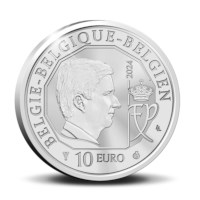 10 euromunt België 2024 ’75 jaar NAVO’ Zilver Proof in etui