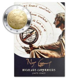Malte 2 euros "Copernic" 2023 BU Coincard