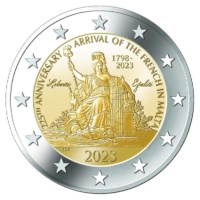 Malta 2 Euro "Napoleon" 2023 BU Coincard