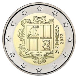 Andorre 2 euros 2022 UNC