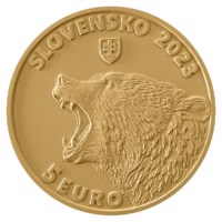 Slovaquie 5 euros « Ours brun » 2023