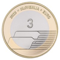 Slovenië 3 Euro "Sport" 2023 Proof
