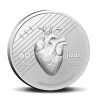60 years Hartstichting Medal in Coincard 