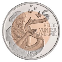 Luxemburg 25 Euro "Helden van de Pandemie" 2023