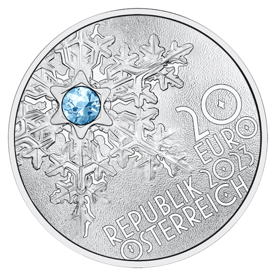 Oostenrijk 20 Euro "Sneeuwvlok" 2023