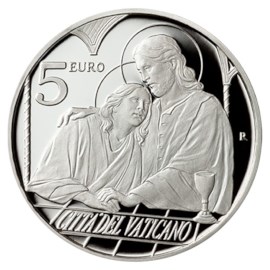 Vatican 5 euros « Jean » 2023