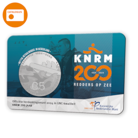 KNRM 200 Years 5 Euro Coin 2024 UNC Quality in Coincard