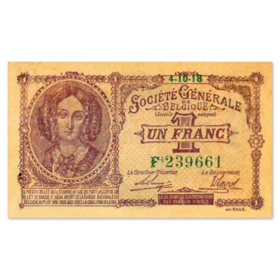 1 Franc 1918 UNC-