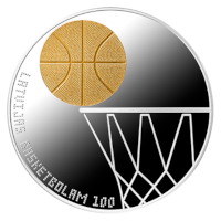 Letland 5 Euro "Basketbal" 2023