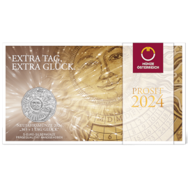 Austria 5 Euro "Leap Year" 2024 Silver