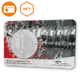 Feyenoord penning in coincard + NFT