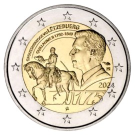Luxembourg 2 Euro « Guillaume II » 2024 UNC