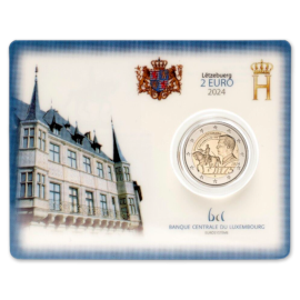 Luxemburg 2 Euro "Willem II" 2024 BU Coincard