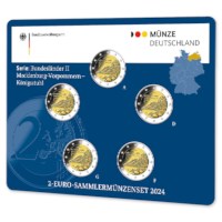 Germany 2 Euro Set "Mecklenburg-Vorpommern" 2024 BU